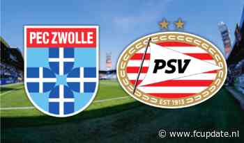 PEC Zwolle - PSV op tv: hoe laat en waar wordt de wedstrijd uitgezonden?