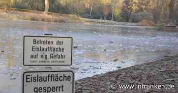 Bamberg: Weiher noch nicht tragfähig - Stadt warnt eindringlich