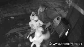 Shocking moment gang of 'misfits' carry out savage attack on transgender teenager lured to London rollerdisco