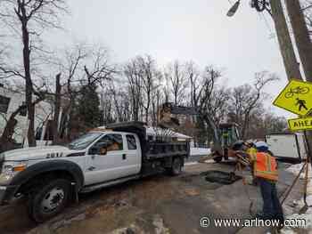 Winter weather drives dozens of water main breaks in Arlington