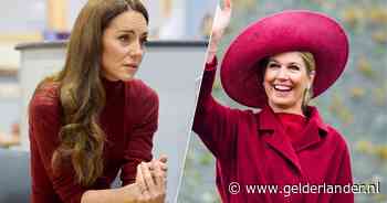 Catherine en Máxima kozen deze week voor ‘twinning is winning’ (qua kleur dan)