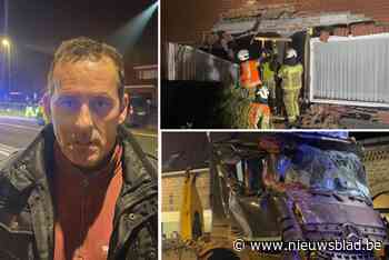 Trucker Freddy (58) crasht in huis bejaard koppel: “Dit kon veel erger afgelopen zijn”