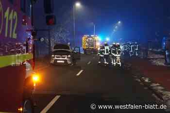 Schwerer Unfall auf dem Senner Hellweg in Bielefeld