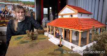 Henk maakt imposant model van Romeinse tempel, museum wil bouwwerk niet hebben: ‘Viel rauw op m'n dak’