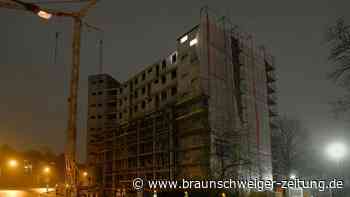 Baulärm in der Nachtruhe auf Wolfsburger Hochhaus-Baustelle