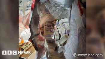 Three arrested as drugs and £40k cash found at home