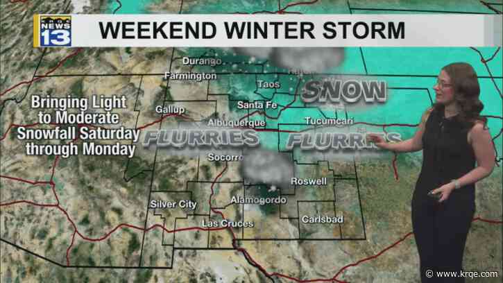 Warm Friday before a weekend winter storm