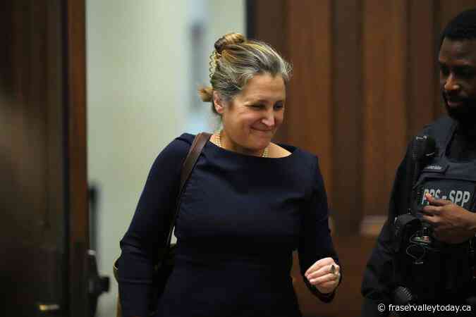 In the news today: All eyes on Freeland now that Carney is in