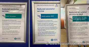 Broken escalators at DLR station to be replaced after thousands complain