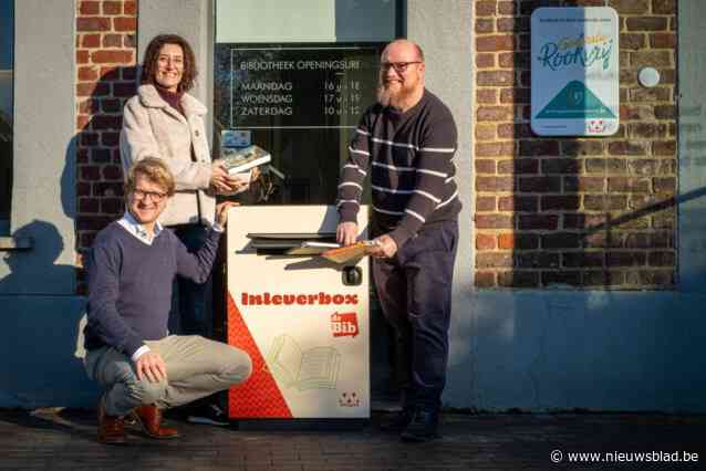 Bibliotheek plaatst inleverbox aan uitleenpost Ruiselede