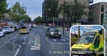 Man rushed to hospital after crash on busy road in Chigwell