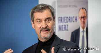 Markus Söder stellt Merz-Buch vor – und spricht über sein Ego