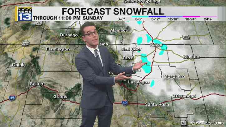 Higher temperatures and winds expected across New Mexico before snow