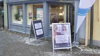 Muss das Landratsamt die Aufsteller vor dem Pop-up-Store abbauen?
