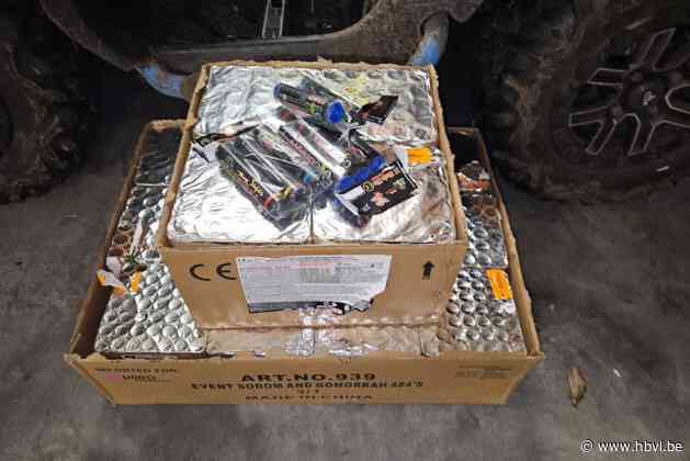 Ondanks vuurwerkverbod: politie Lommel deelt enorme vuurwerkvangst van oudejaarsavond