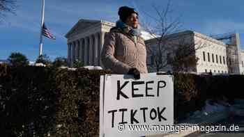 TikTok in App Stores in USA verboten: Unternehmen scheitert am US-Supreme-Court