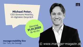 Siemens Mobility-Chef im Live-Talk über neue Züge, Verkehrswende und Klimaschutz