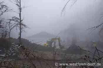 Reitanlage in Werther: Wieder sind Bagger im Einsatz
