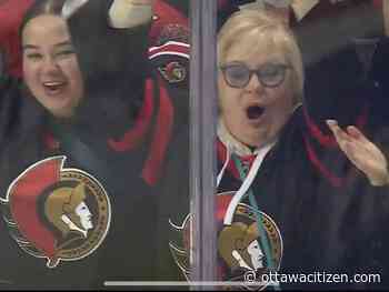 A mother's pride: Kim Sebrango thrilled to see son Donovan suit up for Senators