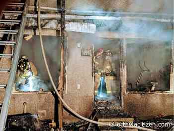 Firefighters contain blaze in Nelson Street townhome