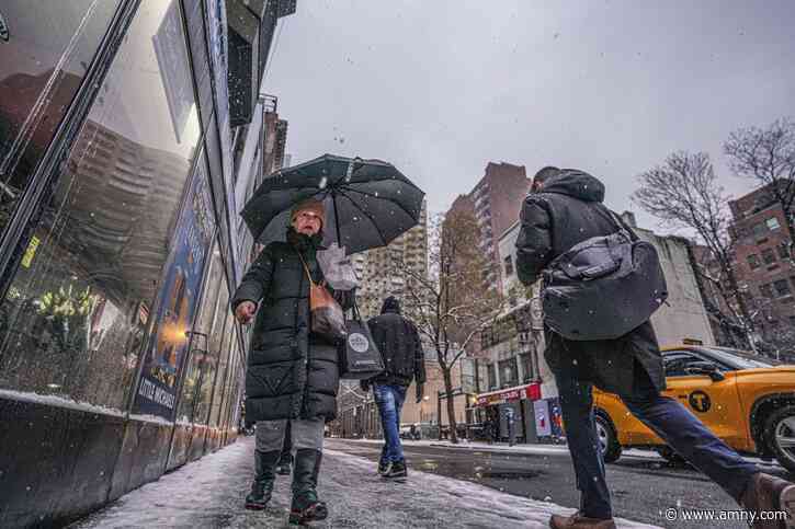 Snowstorm in the forecast Sunday as NYC ahead of an arctic blast