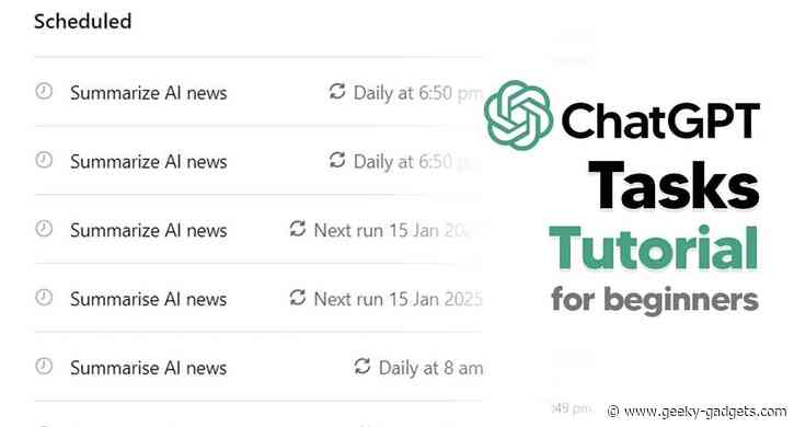 New ChatGPT Scheduled Tasks : The Secret to Smarter Task Management