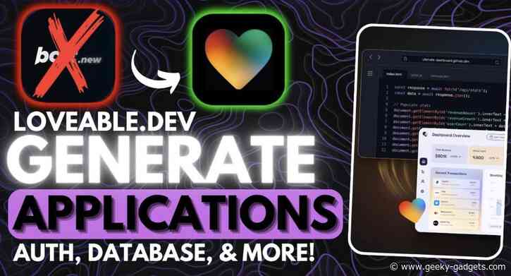 Loveable.dev : New AI Tool That Lets You Create Apps in Minutes (No Code)