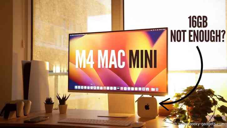 Base Model M4 Mac Mini: Is 16GB RAM Enough?