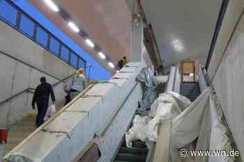 Deutsche Bahn tauscht alle Rolltreppen am Hauptbahnhof in Münster aus