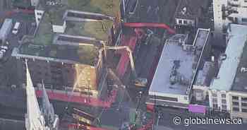 Demolition of Vancouver’s dilapidated Dunsmuir Hotel underway