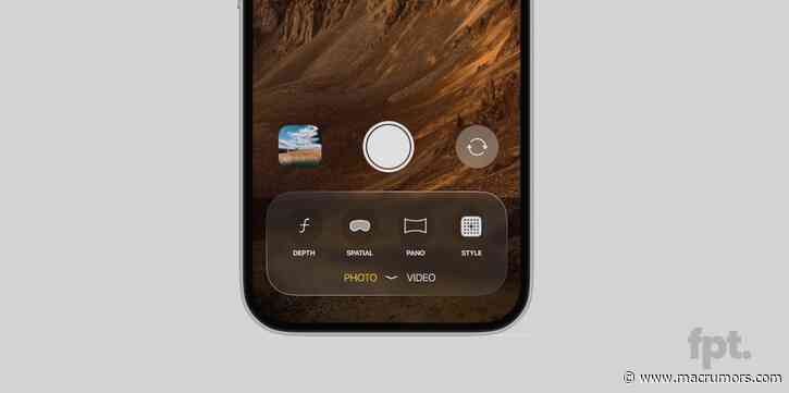 iOS 19 Rumored to Feature Redesigned Camera App Inspired by visionOS