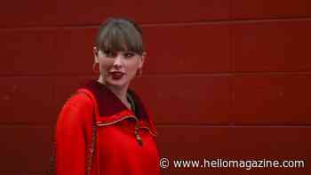 Taylor Swift rocks Rep-coded look as she cheers on Travis Kelce for AFC game