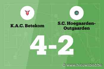 Betekom B wint spektakelwedstrijd van Out-Hoegaarden B