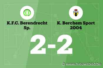 Berendrecht en Berchem Sport B delen de punten