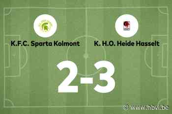 HO Heide wint uit van Sp. Kolmont, mede dankzij twee treffers D. Neven