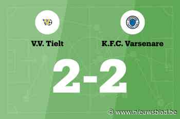 FC Varsenare B sleept gelijkspel uit de brand in de uitwedstrijd tegen VV Tielt