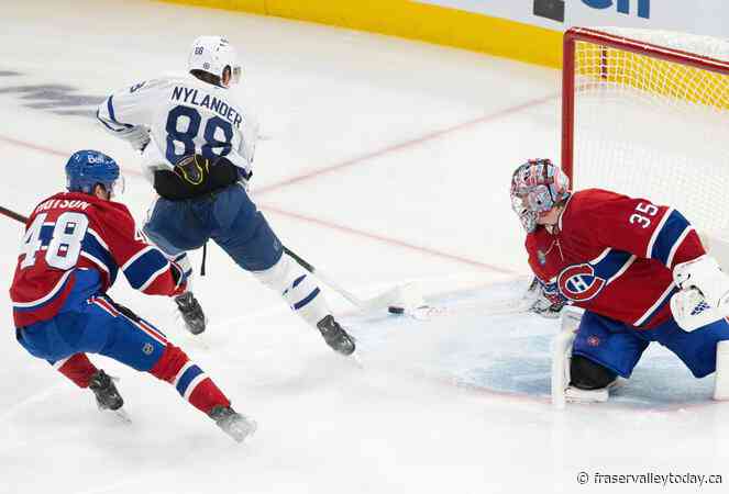Leafs rally from three down to whip Canadiens 7-3