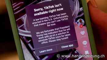 Video-App Tiktok stellt Betrieb in den USA ein