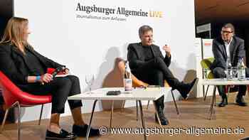Robert Habeck in Augsburg: Das Interview im Video zum Nachschauen