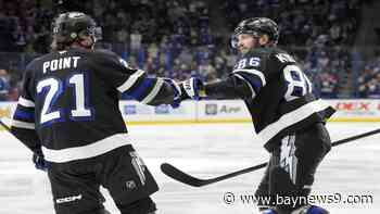 Kucherov and Guentzel lead Lightning past Red Wings, 5-1