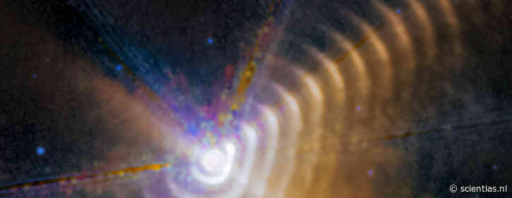 Een kijkje in het hart van Wolf-Rayet 140: hoe sterren stof verspreiden