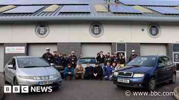 Cars seized by police donated to college