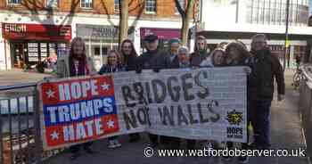 On This Day: Campaigners gather in Watford ahead of Trump's inauguration