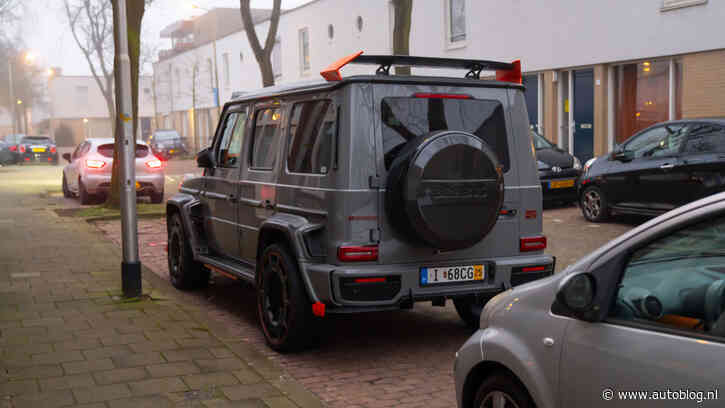 Van welke voetballer is deze überfoute G63?