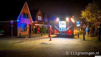 Brandweer rukt uit voor een brand in Delfzijl