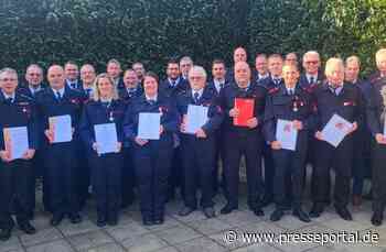 FW Sankt Augustin: 37 Ehrungen für Sankt Augustiner Feuerwehrleute