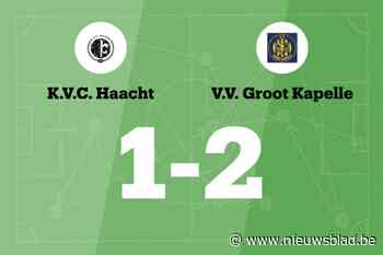 VV Groot Kapelle B na rust voorbij KVC Haacht B