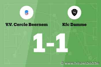 Winnende reeks van FC Damme eindigt na wedstrijd tegen VVC Beernem B