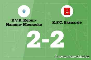 KVK Robur Hamme-Moerzeke speelt gelijk in thuiswedstrijd tegen FC Eksaarde