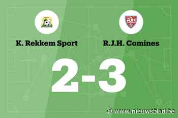 R.J.H. Comines in spannend duel voorbij Rekkem Sport